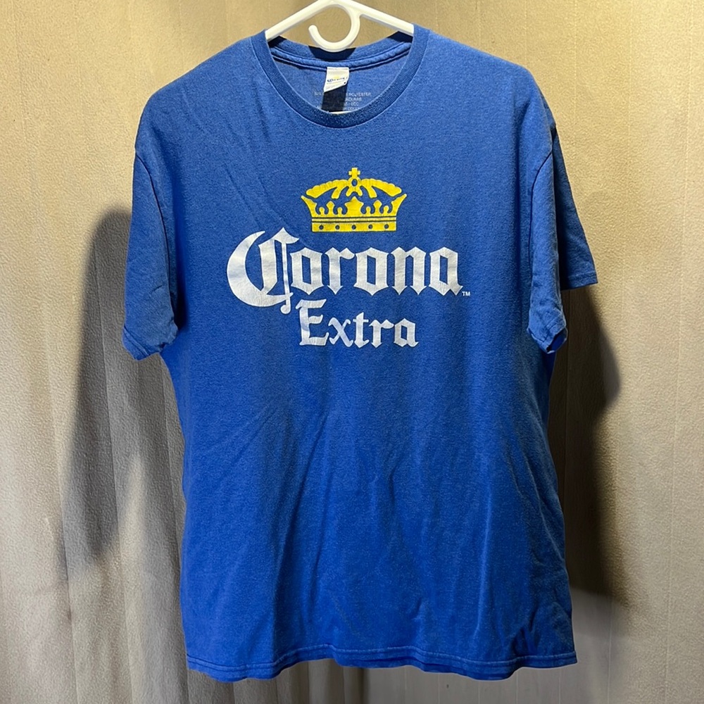 3/$10 Corona Beer Short Sleeve Shirt Mens Large